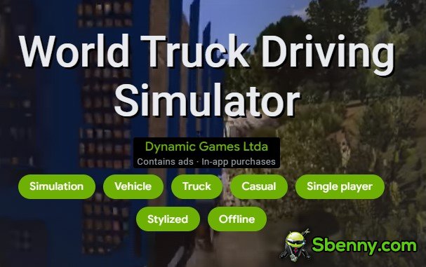 simulatore di guida di camion del mondo