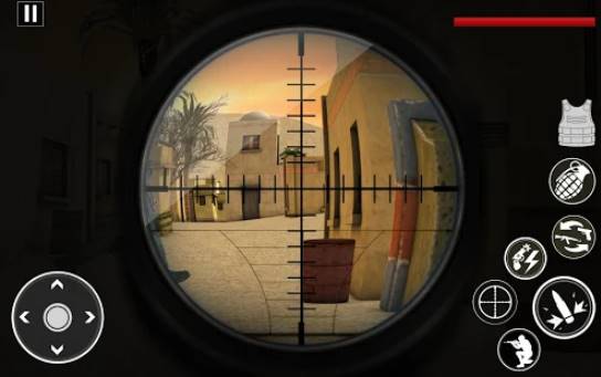 Gameplay screenshot from world war in pacific fps shooting game survival for Android
