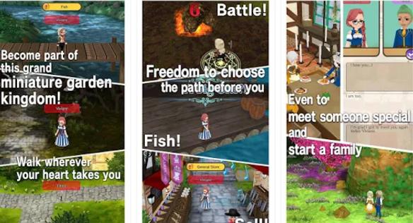 Gameplay screenshot from worldneverland elnea kingdom for Android