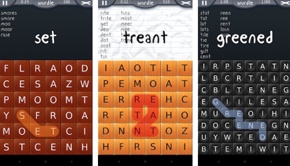 Gameplay screenshot from wurdle for Android