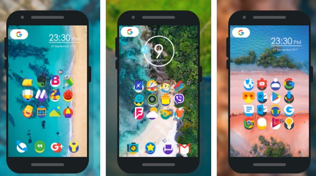 Gameplay screenshot from x back icon pack for Android