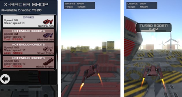 Gameplay screenshot from x racer for Android