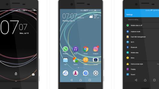 Gameplay screenshot from x theme for huawei emui light and dark for Android