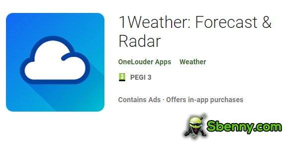 1weather forecast and radar