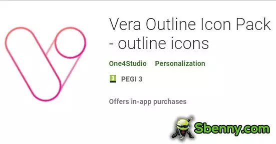  Vera Outline Icon Pack - outline icons