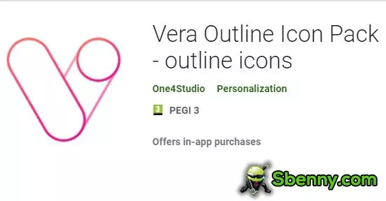  Vera Outline Icon Pack - outline icons