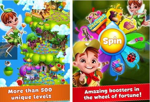 Gameplay screenshot from viber fruit adventure for Android