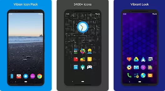 Gameplay screenshot from vibion icon pack for Android
