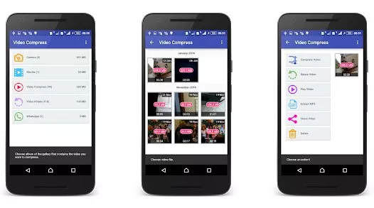 Gameplay screenshot from video compress for Android