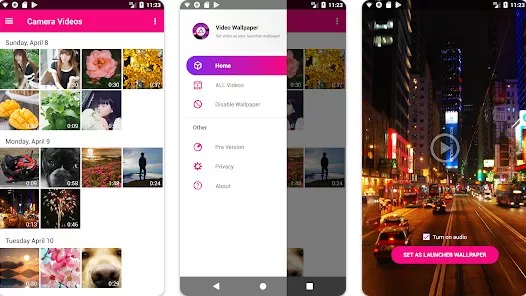 Gameplay screenshot from video live wallpapers for Android