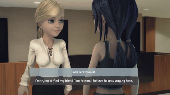 Gameplay screenshot from village secret 2d point and click adventure book for Android