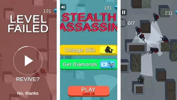 Gameplay screenshot from villains killer for Android