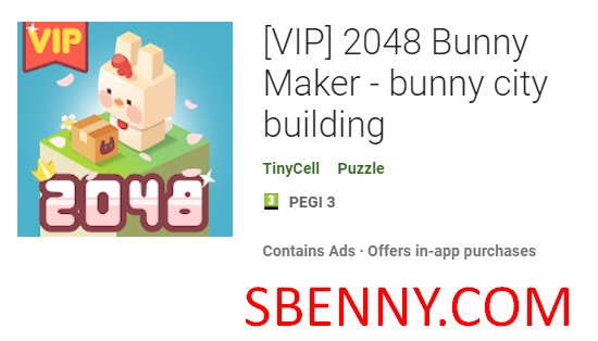  (VIP) 2048 Bunny Maker - bunny city building APK
