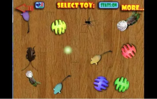 Gameplay screenshot from virtual cat toys hd for Android