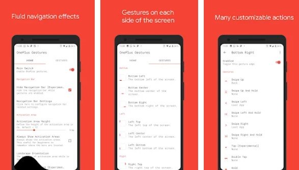 Gameplay screenshot from vivid navigation gestures for Android