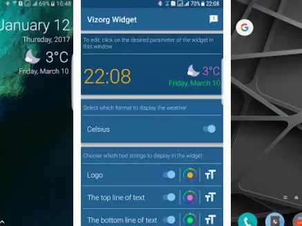 Gameplay screenshot from vizorg widget for Android