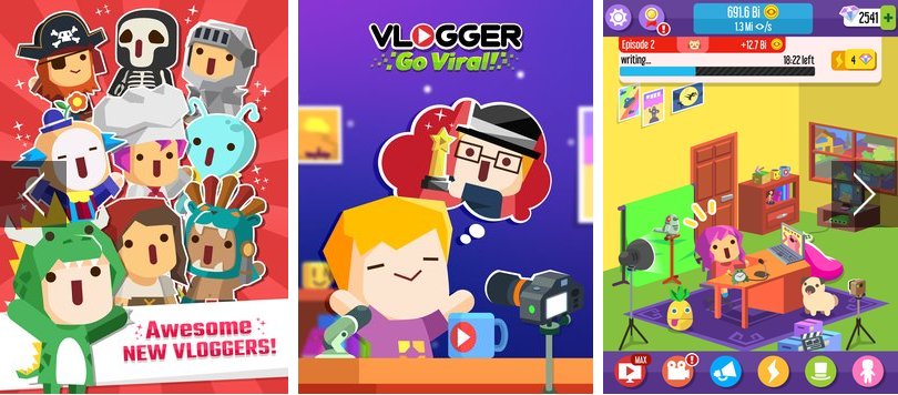  Vlogger Go Viral - Tuber Game