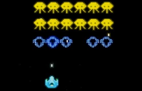 Gameplay screenshot from voxel invaders for Android