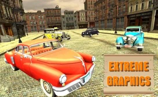 Gameplay screenshot from vr classic cars show for Android