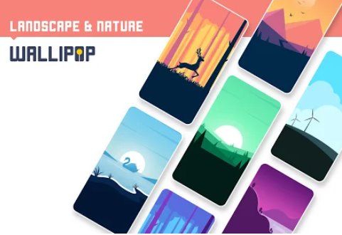 Gameplay screenshot from wallipop wallpapers for Android