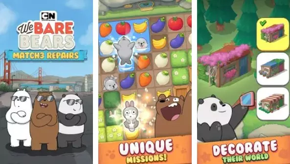  We Bare Bears Match3 Repairs