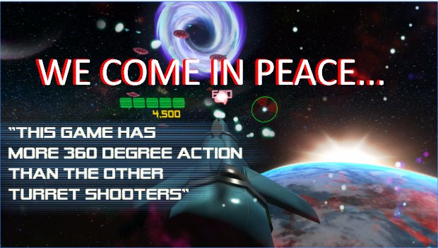  WE COME IN PEACE...
