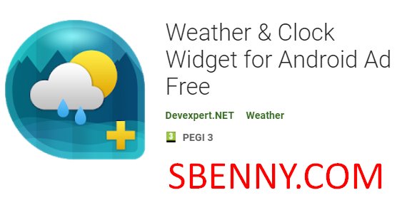  Weather & Clock Widget for Android Ad Free APK