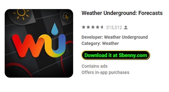 weather underground forecasts