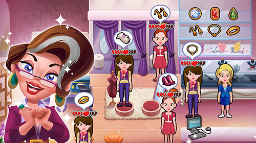 Gameplay screenshot from wedding salon dash bridal shop simulator for Android