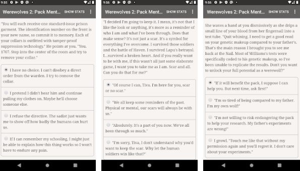 Gameplay screenshot from werewolves 2 pack mentality for Android