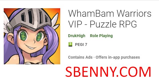  WhamBam Warriors VIP - Puzzle RPG APK