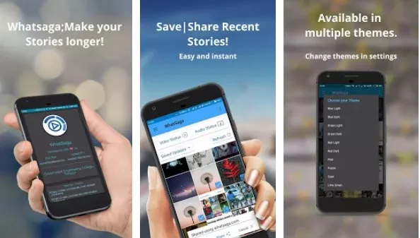 Gameplay screenshot from whatsaga story split save status for Android