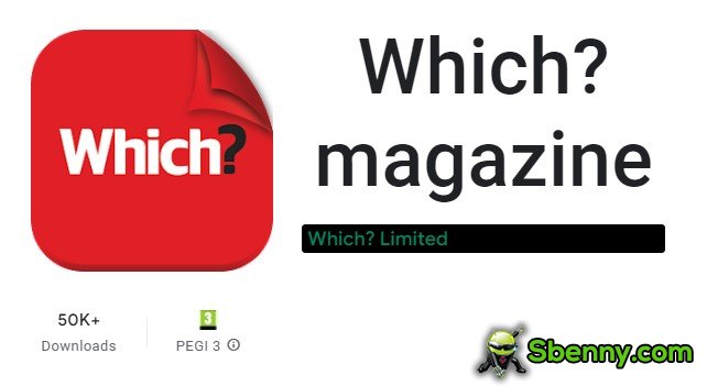  Which? magazine