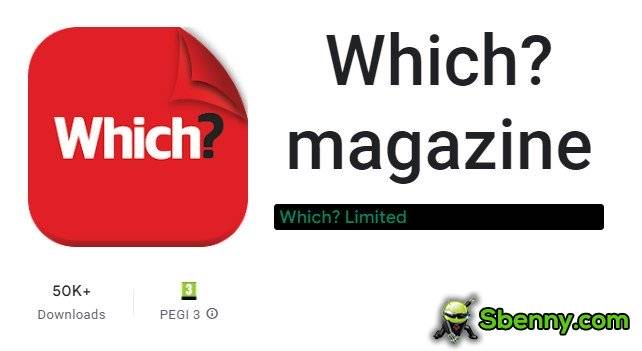  Which? magazine