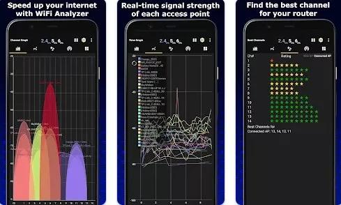 Gameplay screenshot from wifi analyzer for Android