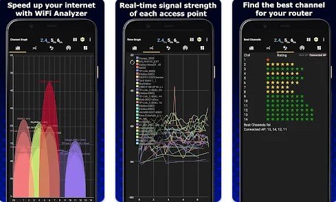 Gameplay screenshot from wifi analyzer for Android