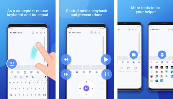 Gameplay screenshot from wifi mouse pro for Android
