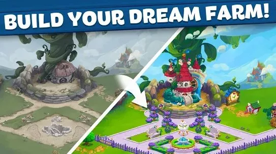 Gameplay screenshot from wild farm match 3 adventure for Android