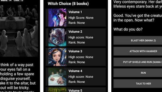 Gameplay screenshot from witch choice for Android