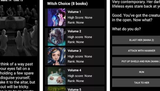 Gameplay screenshot from witch choice for Android
