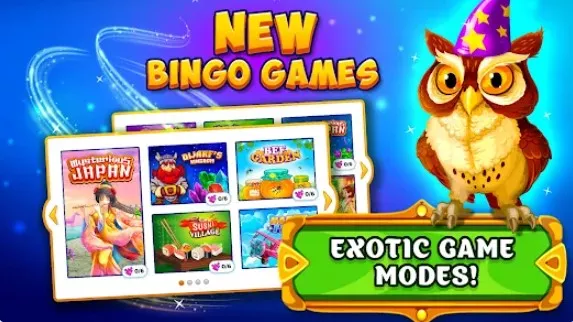 Gameplay screenshot from wizard of bingo for Android