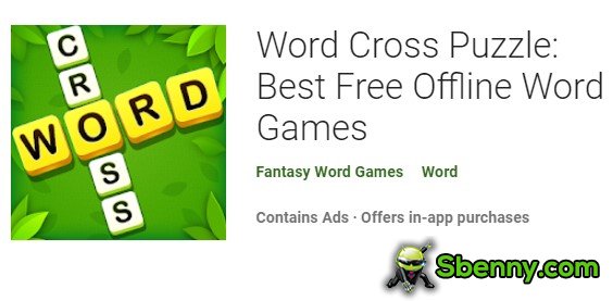  Word Cross Puzzle: Best Free Offline Word Games