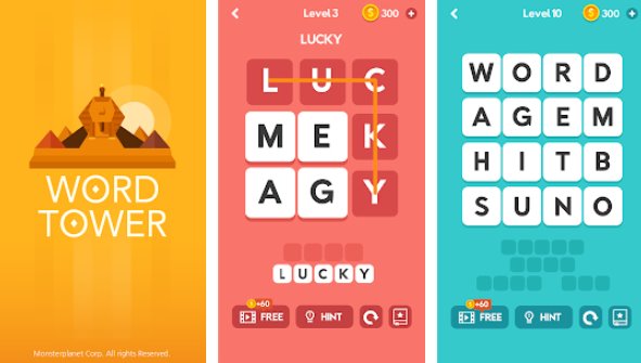  WORD TOWER - Brain Training