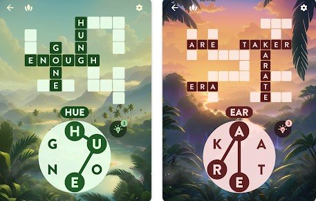 Gameplay screenshot from words of wonders zen for Android