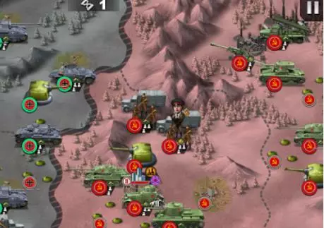 Gameplay screenshot from world conqueror 4 for Android