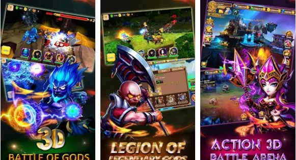 Gameplay screenshot from world of gods for Android