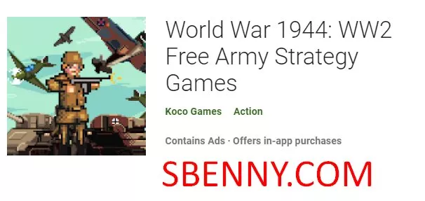  World War 1944: WW2 Free Army Strategy Games