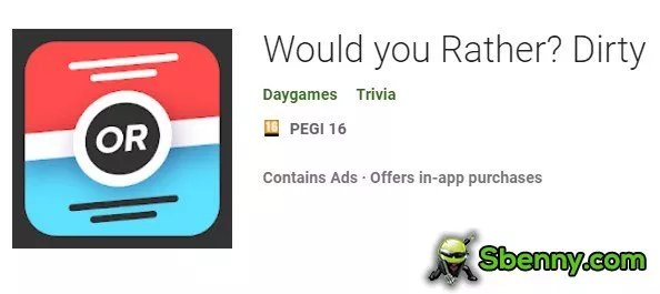 would you rather dirty