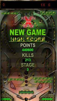 Gameplay screenshot from Zombie Smash Pinball Full for Android
