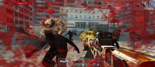 Gameplay screenshot from zombie objective for Android